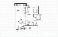 金阳易诚国际3室2厅2卫105㎡户型图