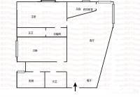 嘉福苑二期3室2厅2卫100㎡户型图