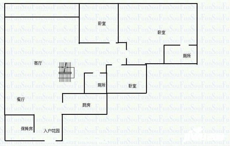 巴蜀实验小学教师楼4室2厅2卫167㎡户型图