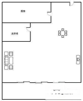 龙环世纪1室1厅1卫73㎡户型图
