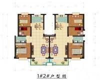 地母亭2室1厅1卫58㎡户型图