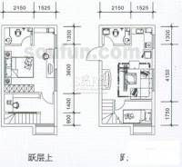 西信·洲际花园3室1厅2卫52.9㎡户型图