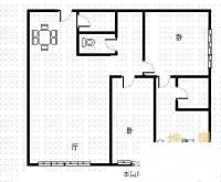轻轨江岚雅社3室2厅2卫109㎡户型图
