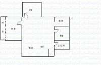 胜利路3室2厅1卫77㎡户型图