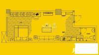 城市派1室1厅1卫38.3㎡户型图