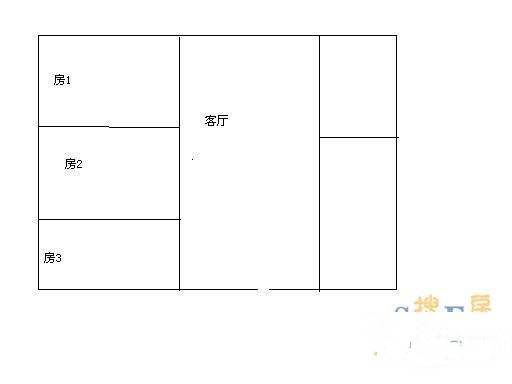 渝中人民花园7室3厅4卫260㎡户型图