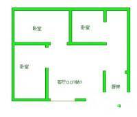 长江支路小区3室1厅1卫86㎡户型图