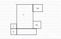 长江支路小区2室1厅1卫59㎡户型图