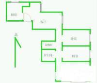 假日滨江花园3室2厅2卫131㎡户型图