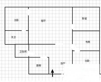 新东南亚商厦3室2厅2卫137㎡户型图