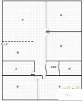 化龙路小区4室1厅1卫113㎡户型图