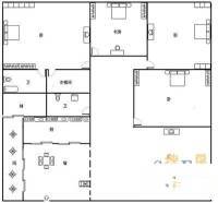 东升苑4室2厅2卫158㎡户型图