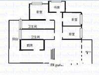 东升苑3室2厅2卫157㎡户型图