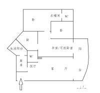 清迈阳光3室2厅2卫129㎡户型图