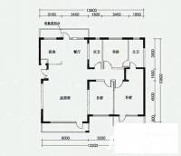 幸福山房5室2厅3卫210㎡户型图