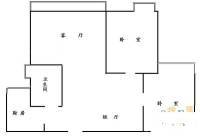 重庆国际家纺城3室2厅2卫105㎡户型图