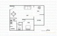 阳光青城2室2厅1卫66.7㎡户型图