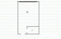 总部城1室0厅1卫35㎡户型图