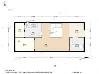 金科廊桥天都1室1厅1卫35.6㎡户型图
