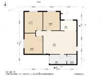 新生村3室2厅1卫96.1㎡户型图