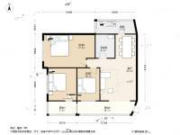 北固门3室2厅1卫107.7㎡户型图