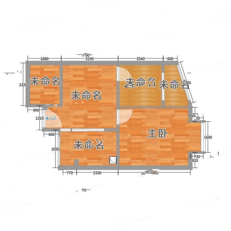 大土地1室0厅0卫123㎡户型图