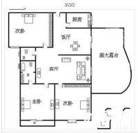 电视塔村2室1厅1卫71㎡户型图