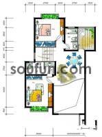 回龙兰湖天4室3厅3卫156.2㎡户型图