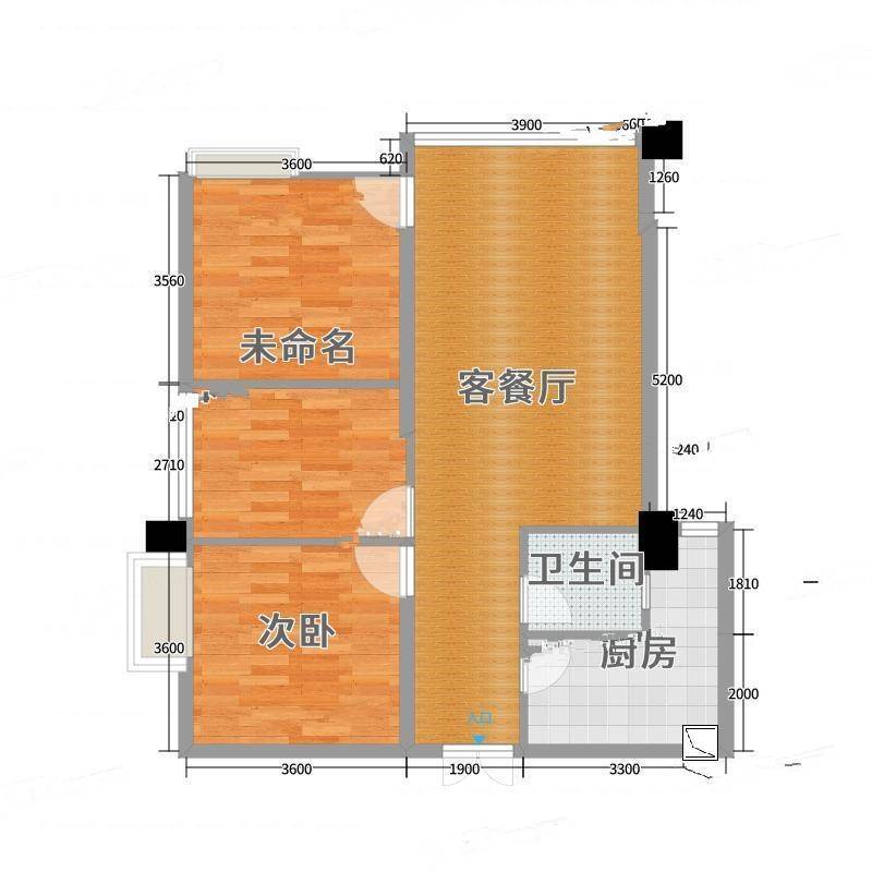 上丁范1室0厅0卫74㎡户型图