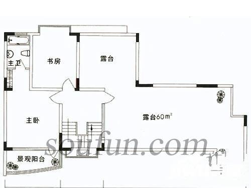 清迈阳光4室2厅3卫165.4㎡户型图