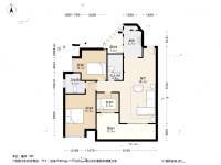 大众尚岭花园3室2厅2卫111.6㎡户型图