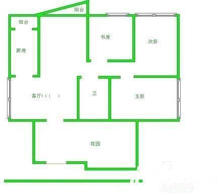 国浩钟山晶典3室2厅2卫128㎡户型图