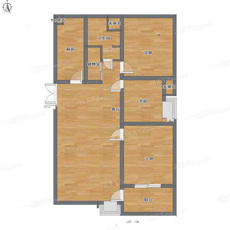 凤凰和鸣苑3室1厅0卫168㎡户型图