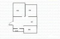 黄家圩住宅2室2厅1卫81㎡户型图