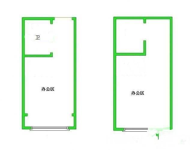 德盈国际广场2室0厅2卫98㎡户型图