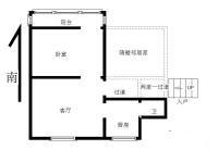 普德村1室1厅1卫47㎡户型图