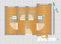钱塘路住宅2室1厅1卫53㎡户型图