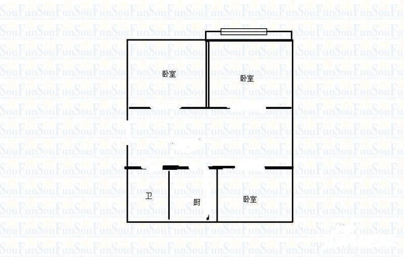 御水湾花园4室2厅1卫119㎡户型图