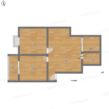 (待售)潭桥公寓2房户型户型图