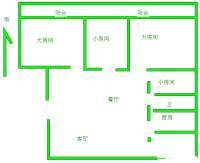 中江美河园4室1厅1卫153㎡户型图