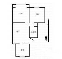 兴贤佳园2室2厅1卫70㎡户型图