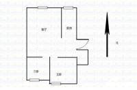 大树根3室1厅1卫77㎡户型图