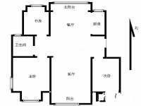 金马郦城3室2厅1卫105㎡户型图