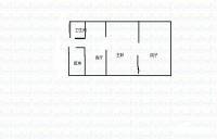 联珠村1室1厅1卫40㎡户型图
