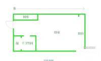 民族大厦1室1厅1卫54㎡户型图