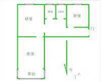 曹后村小区3室1厅1卫68㎡户型图