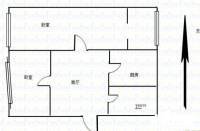 曹后村小区2室1厅1卫53㎡户型图