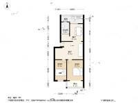 东井村41号2室2厅1卫71.6㎡户型图