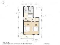 晓庄47号小区2室1厅1卫62.7㎡户型图