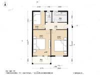 百子亭3室0厅1卫64.7㎡户型图